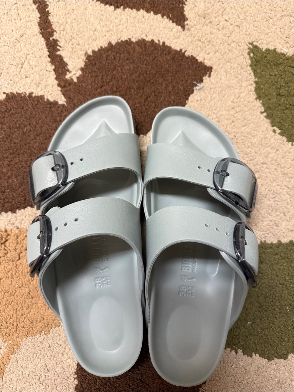 Birkenstock Arizona EVA Sandals in Sage Green - Picture 4 of 8